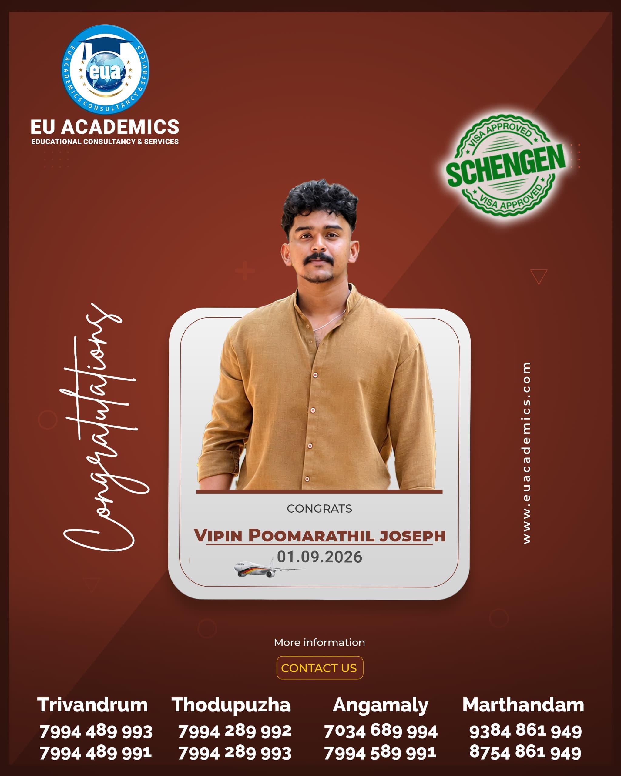 VIPIN POOMARATHIL JOSEPH testimonial