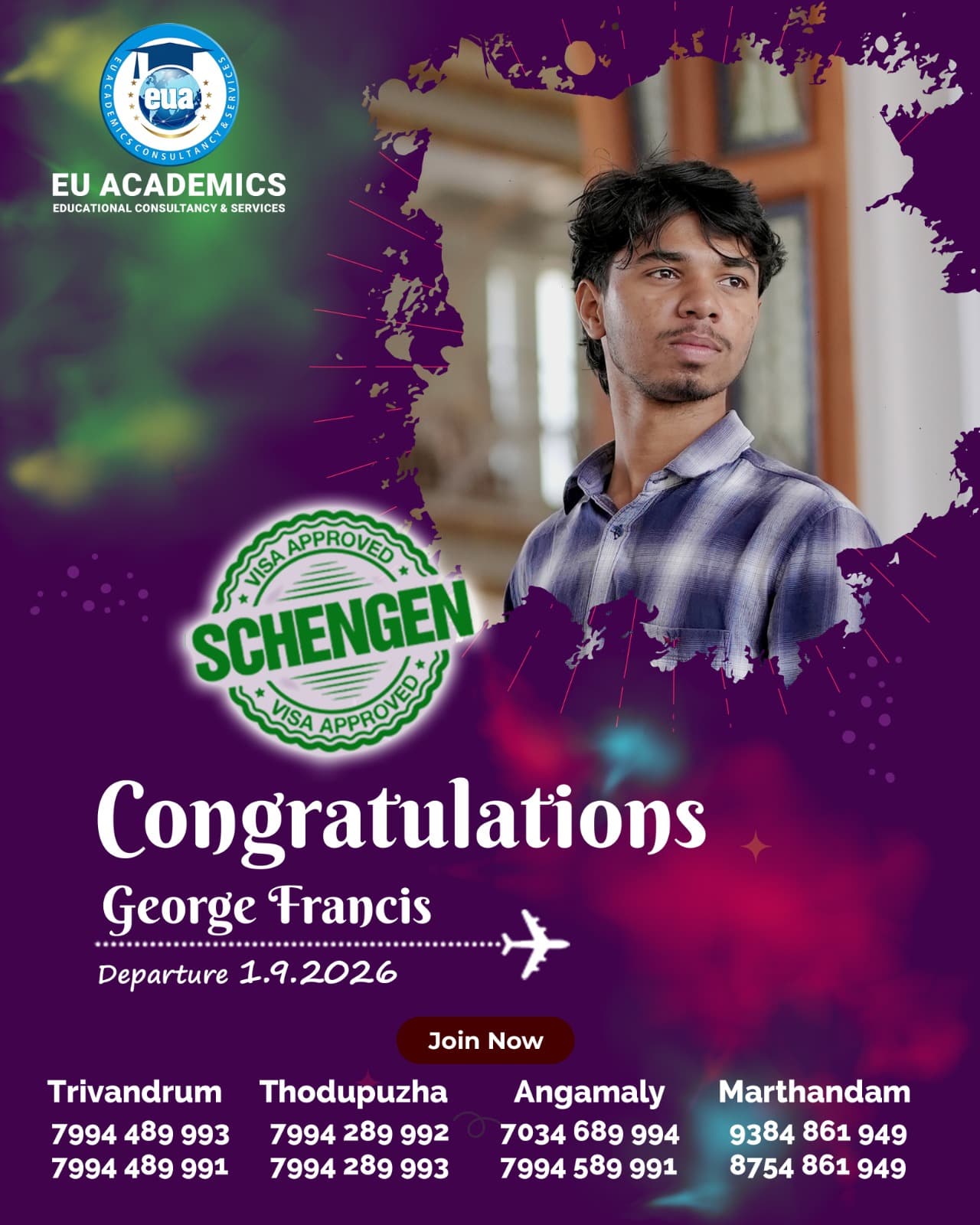 GEORGE FRANCIS testimonial